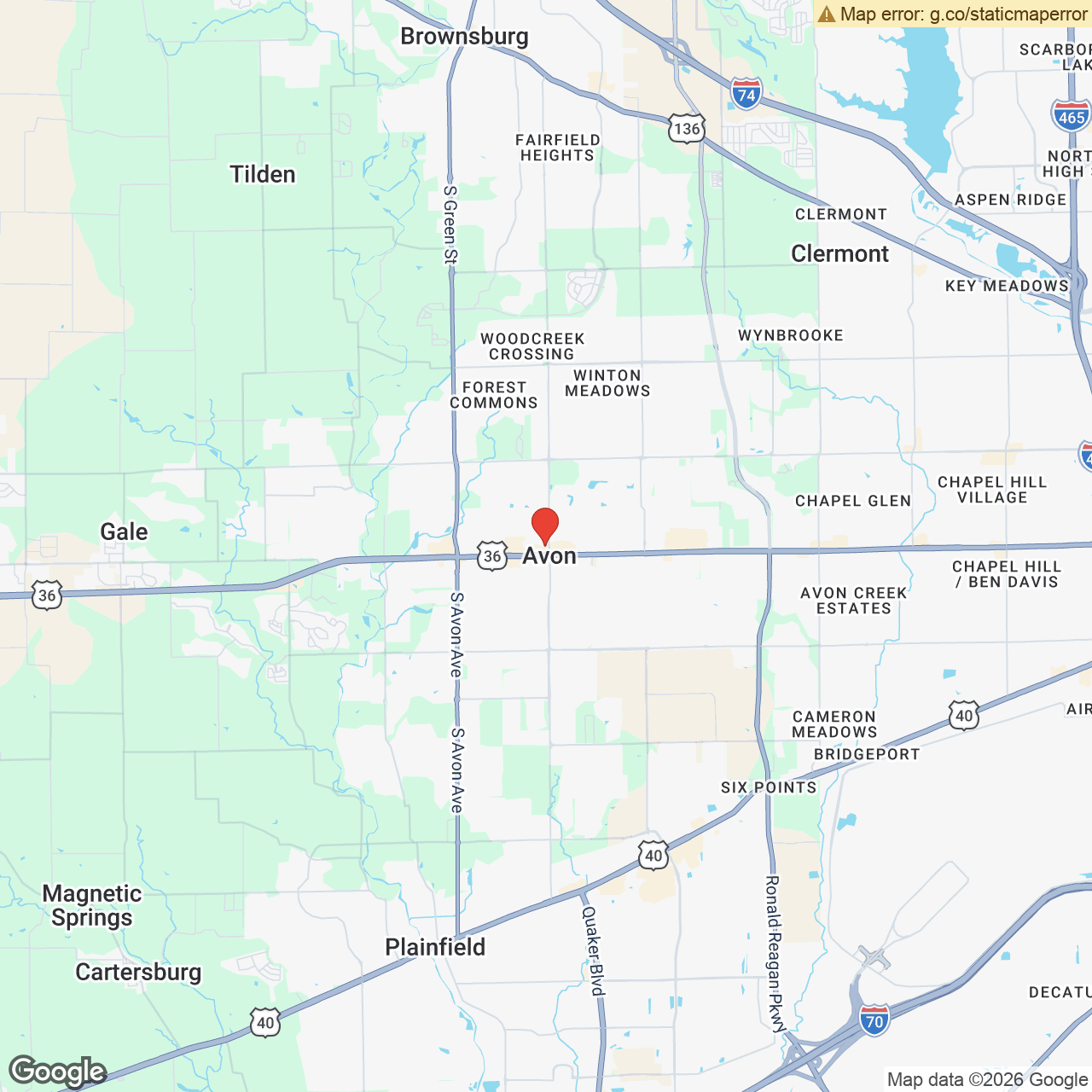 Map of the CENTURY 21 Scheetz Avon office