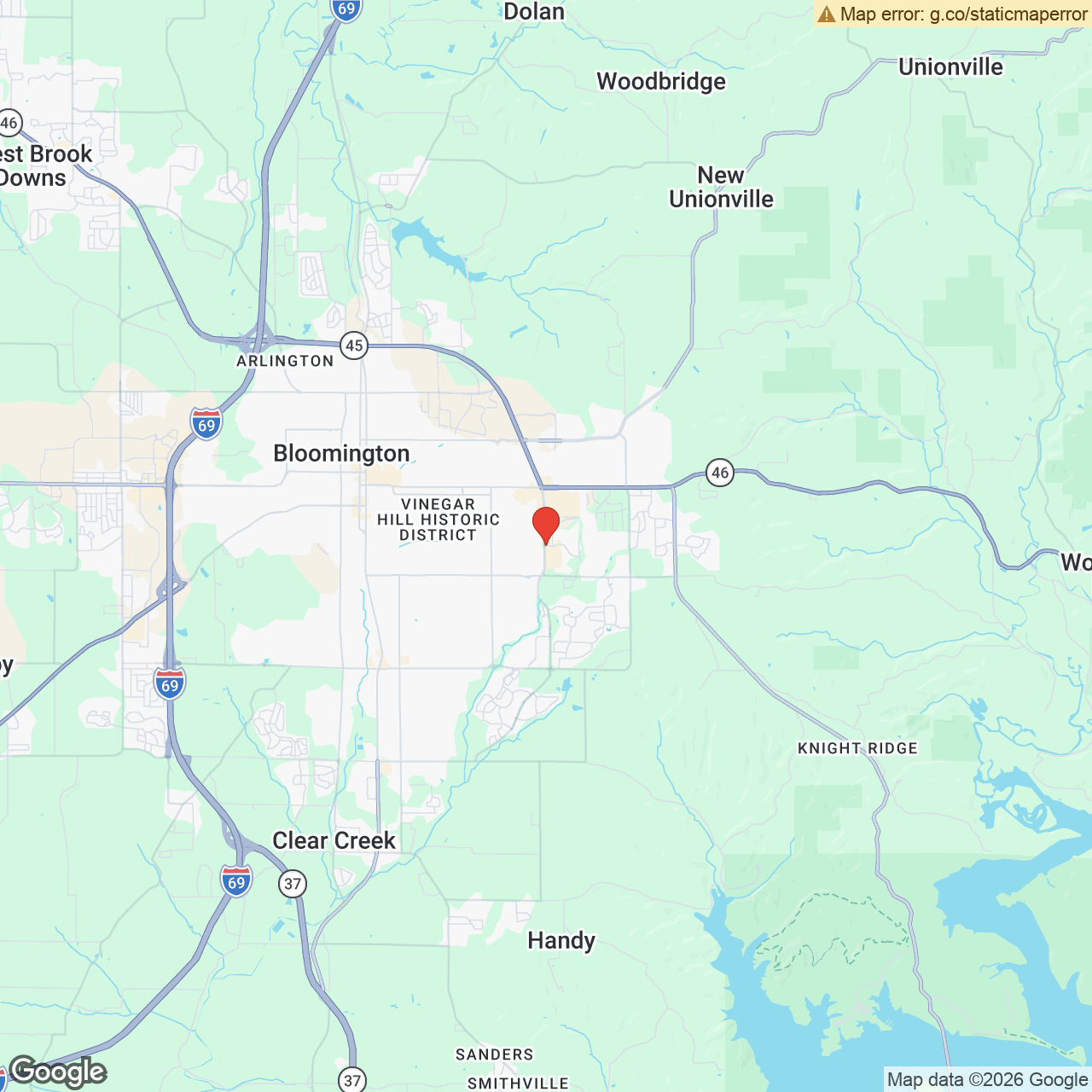 Map of the CENTURY 21 Scheetz Bloomington office