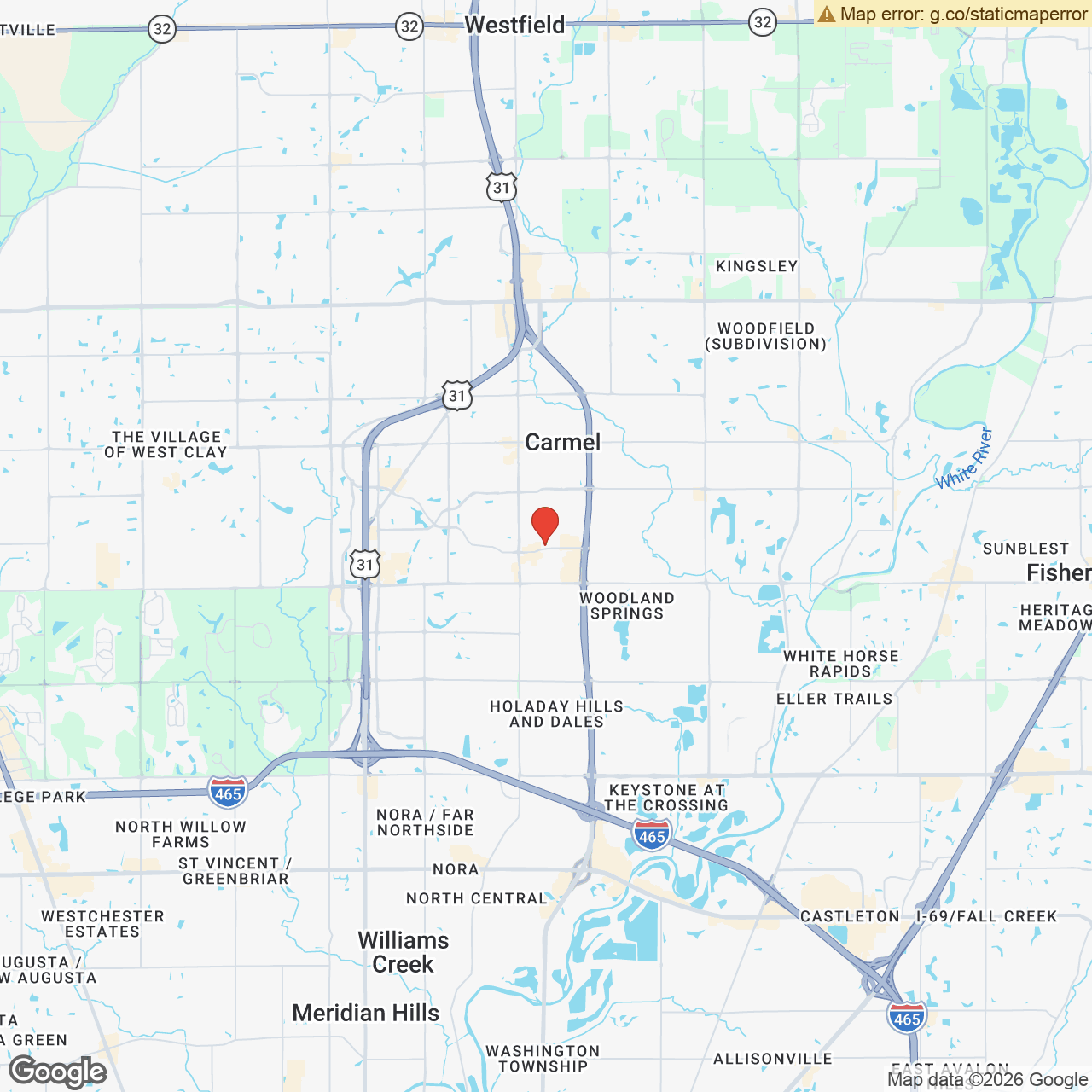 Map of the CENTURY 21 Scheetz Carmel office