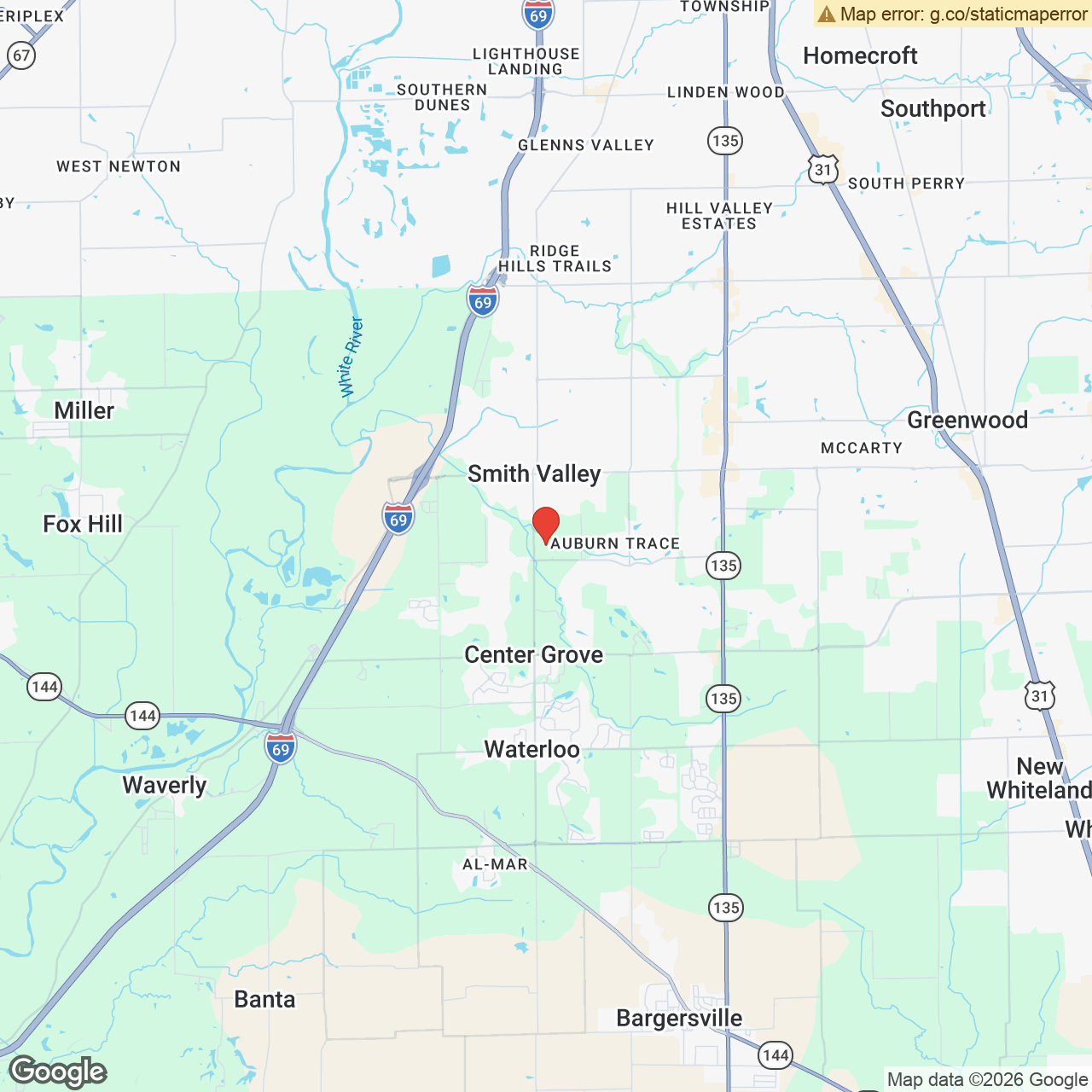 Map of the CENTURY 21 Scheetz Greenwood office