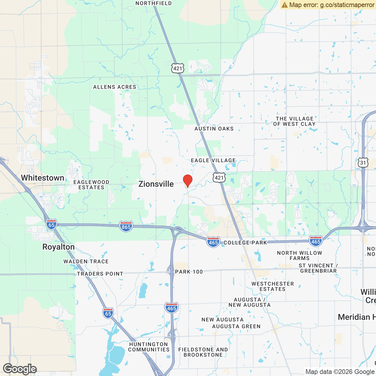 Map of the CENTURY 21 Scheetz Zionsville office